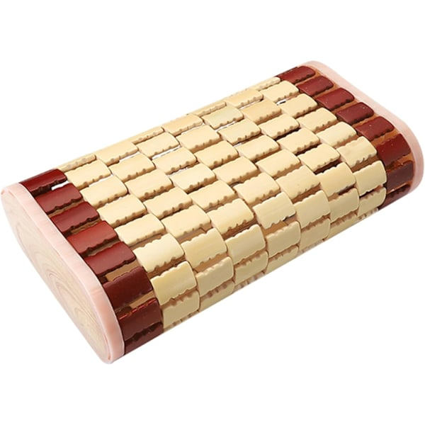 HH-Bastu Kudde, 35x20x9,5 cm Bambu Bastunackstöd, Ihålig Spa Bastu Kudde, Andningsbara Bastutillbehör för Nackstöd Kuddar Heminredning