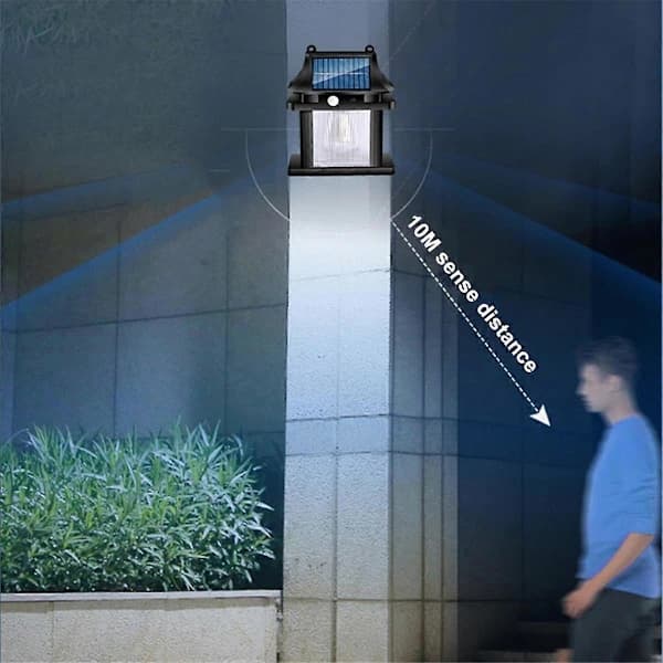 4 stk Solar Lights Utendørs LED Solcellelampe Hage Solcellelampe Sterk Vanntett Utendørs Sollys