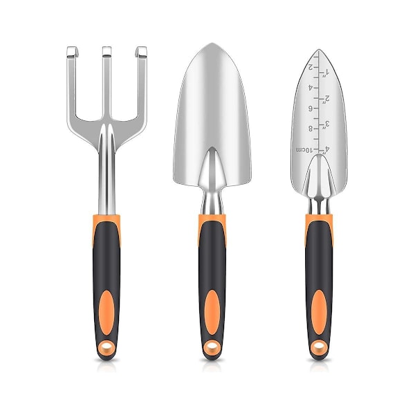 Trädgårdsredskapssats, kraftiga och lätta aluminiumlegeringsverktyg med ergonomiskt handtag, Garde