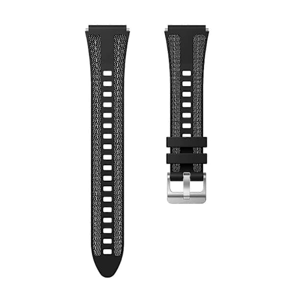 Kompatibel med Huawei Watch GT 5 41mm Nylon Silikone Urrem Sort
