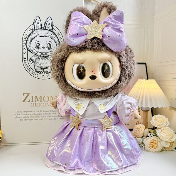 [HH] Zimomo 58cm Kläder Labubu Docka Kläder Popmart Zimomo Labubu Stor Storlek Designer Kläder Endast 58cm starched dress clothes only