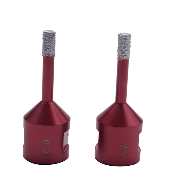 2 stk. Dia 6mm M14 Vakuumloddet Diamantboringskerne Bits Tør Boring Bit Hul Sav Bor Bits Marbl