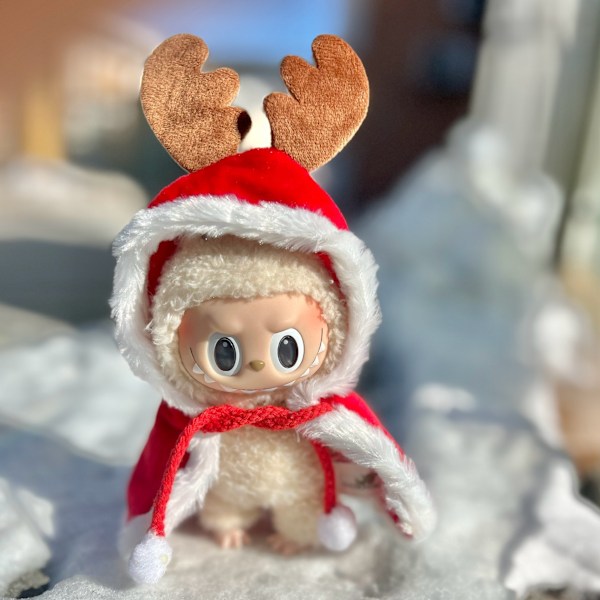 [HH]LABUBU Julkläder Överraskningsbox Söta Kläder Tecknad Jultema Kostymer Överraskningsbox Lämplig för 15cm POP MART LABUBU 15 cm-17cm labubu 5