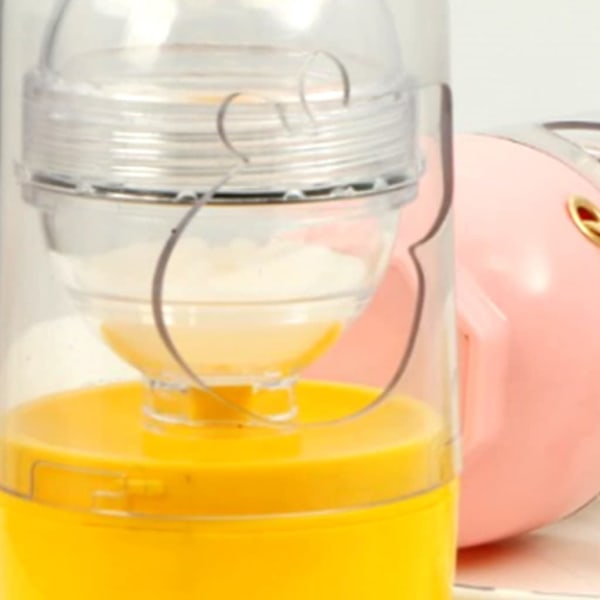 Äggulspisare Shaker Bärbar Handdrag Typ Manuell Blender Spinner Omrörningsmaskin för Hushållskök Spis Gadget