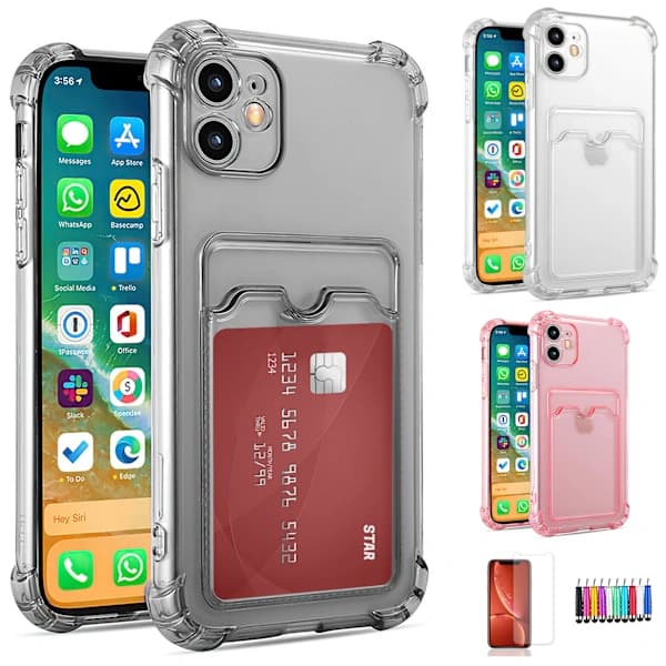 iPhone 11 cover, gennemsigtig Gennemsigtig