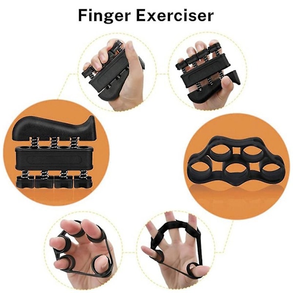 Gym Fitness Justerbar 10-60kg Håndgreb Sæt Finger Underarm Styrke Muskel Genoptræning Håndgreb E