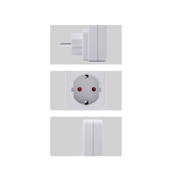 Älykäs Ohjelmoitava Alaslaskenta-aika-kytkin Pistorasia Sähköinen 6h Pistorasia USB-liitäntäkytkimelle EU P