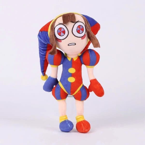 2 kpl Pehmolelu Amazing Digital Circus Pomeni ja Jax Pehmolelut 25cm [] harmaa