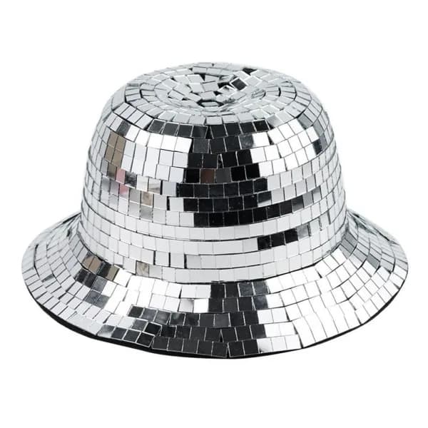 Disco Bøttehatt Disco Ball Cap Fiskehatt