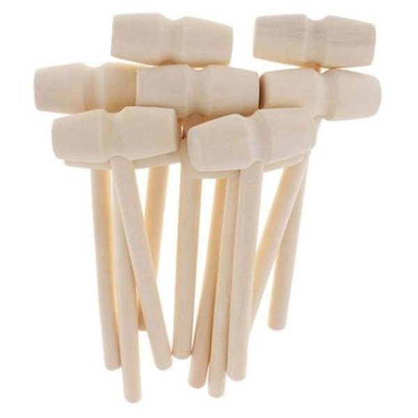 30pcs Mini Wooden Hammer For Lobster Crab And Other Shellfish,solid Wood Mini Mallet Knocking Plane