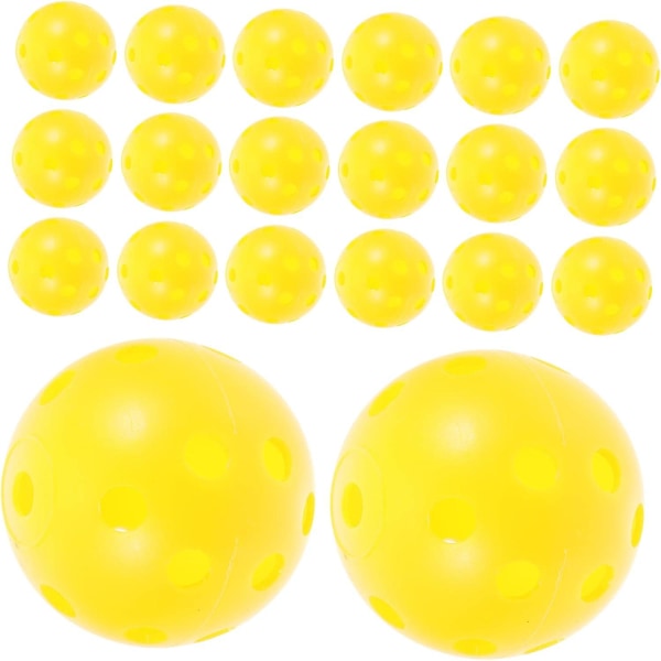 100 stk golf treningsball hullball flerfarget HDPE