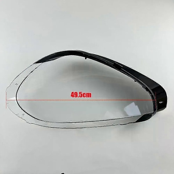 /HA/För Porsche Cayenne 2015 2016 2017 Biltillbehör Strålkastarskydd Transparent Lampskärm Lamphus Strålkastarglas Lins Plexiglas 1PCS vänster sida