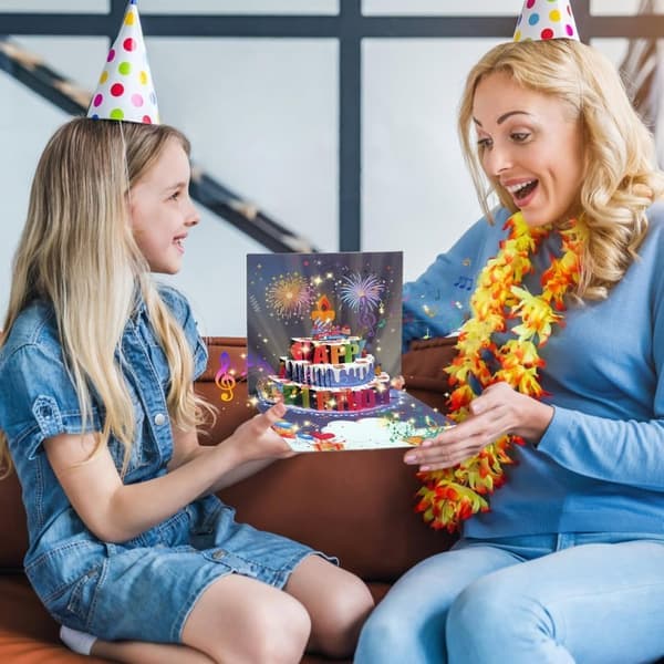 Musical Birthday Card 3D Greeting Card - Nice Gift