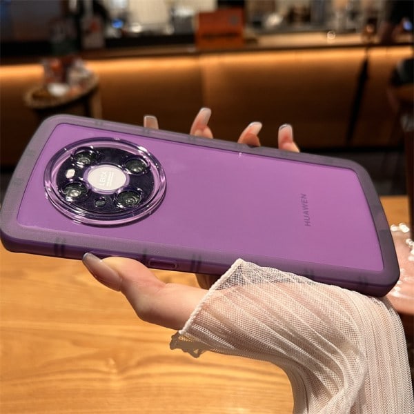 /HA/Passer for Huawei mate30 silikondeksel med fint hull, all-inclusive anti-wrestling beskyttelsesdeksel (lilla)