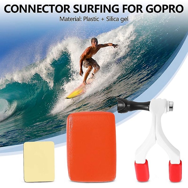 For Go Pro tilbehør Mund Mount Sæt Surf Bøjler Connector Surfing Til Hero 6 5 4 3+ Til Sj4000 F