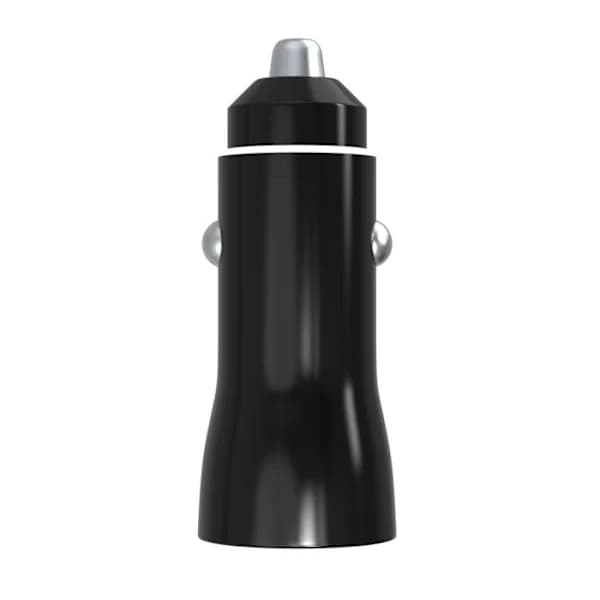 Hurtiglader for bil - Phonillico® - iPhone 16/16 PLUS/16 PRO/16 PRO MAX - 18W - USB - USB-C Hvit
