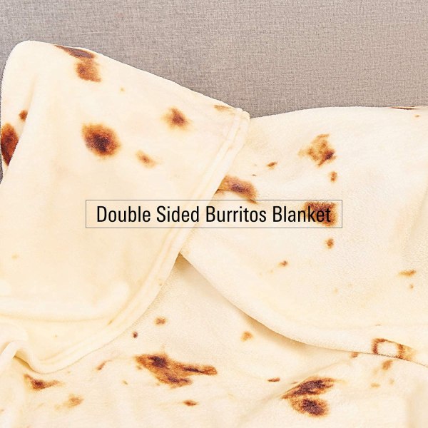 Dubbelsidig Burritos filt, jätte rolig realistisk