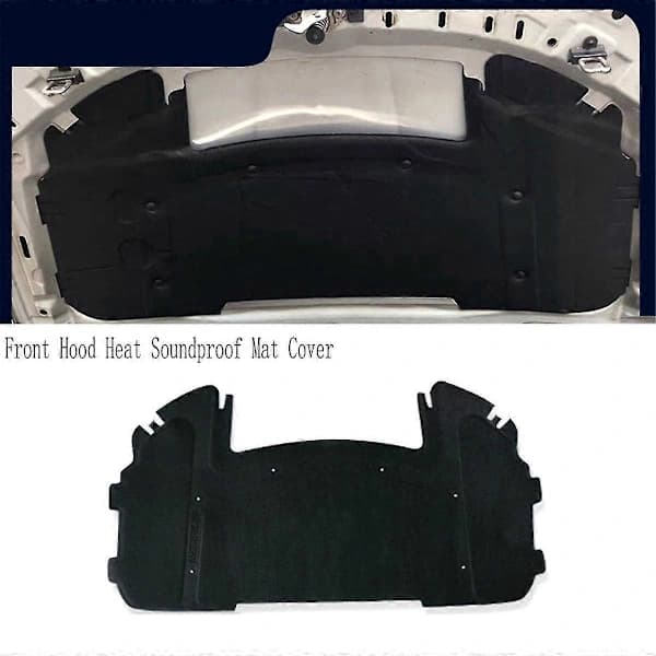 Varme- og lydisoleringsmatte for panser, beskyttelse for E90 E91 E92 E93 323I 325I, motorisoleringsbomull