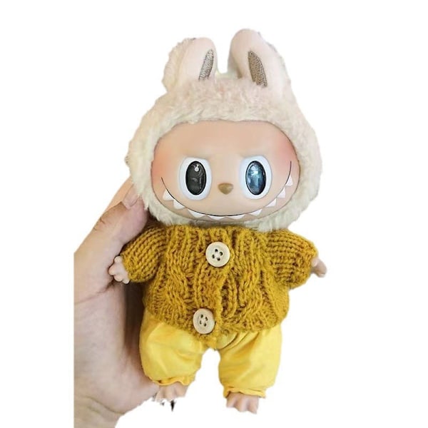 [HH] Kawaii Kläder Outfit Tillbehör för Kpop Labubu Idol Dockor Overall Set Kläder 52