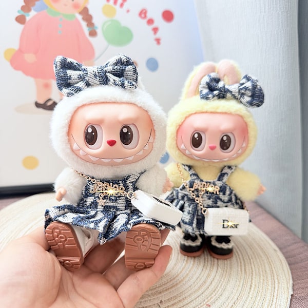 [HH]Labubu Kläder Uniform Designer Kläder Labubu Märke Labubu Outfit Kläder 2
