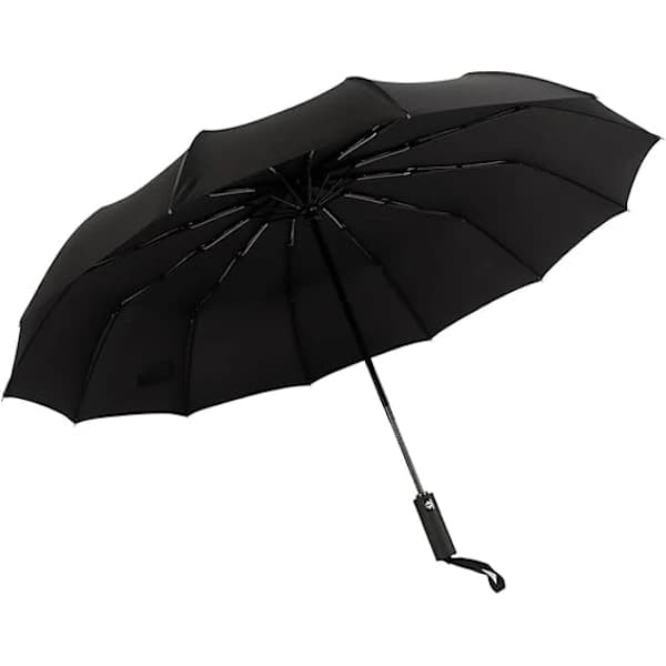 Regnparaply, Sammenleggbart paraply, Klassisk svart