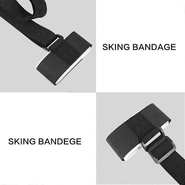 HA~4-pack justerbara skid- och stavhållare