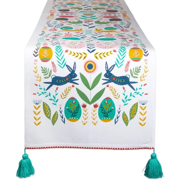 HA~Kökskydd, Bomull, Påskfolk, Bordslöpare, 13x72