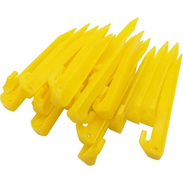 HA~24 stk Plast Teltplugger Holdbare Spiker Krok Markise Camping Caravan Plugger Tilbehør