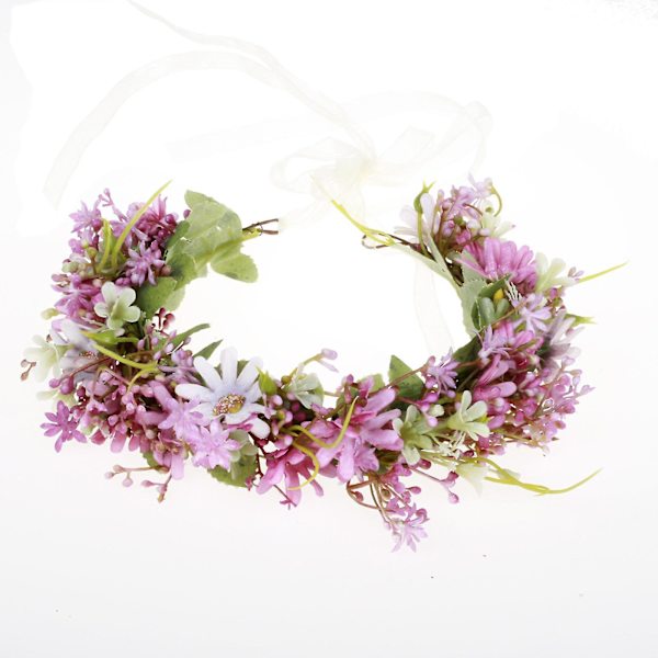 AVEKI Kvinde Piger Blomsterkrone Brude Eucalyptus Halo Bryllup Blomster Hovedbånd FotoshootGSG-020,WZ-376R
