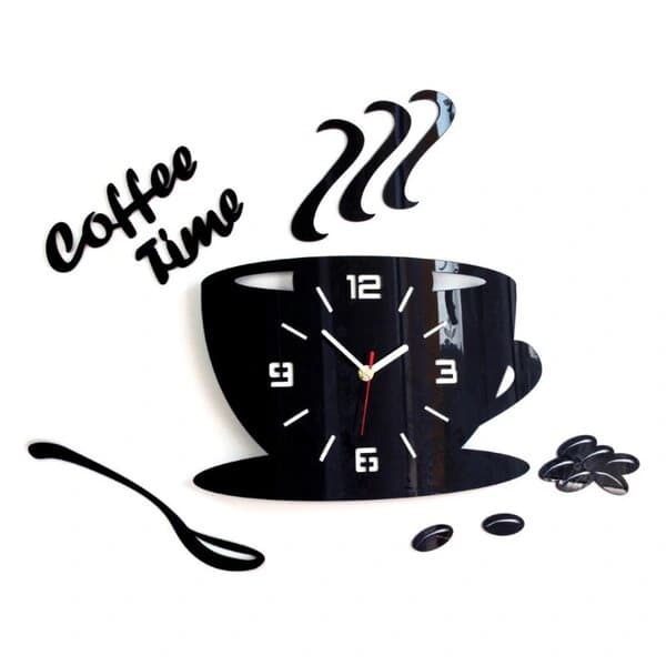 Veggklokke for kaffestunden