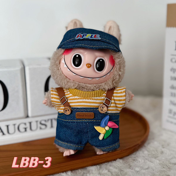 [HH] Labubu Mc Kläder Donald CC Klänning Labubu Kläder Kjolar Kuromi Klänning Docka Labubu Designkläder och Accessoarer 17cm 5