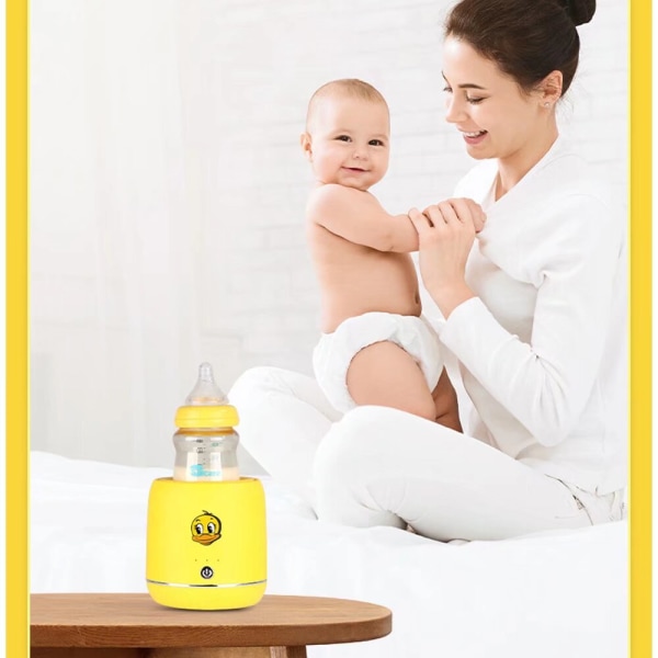 Automatisk Baby Shaker Mjölkpulvermixer för Baby Babycare Moderprodukter, Gul