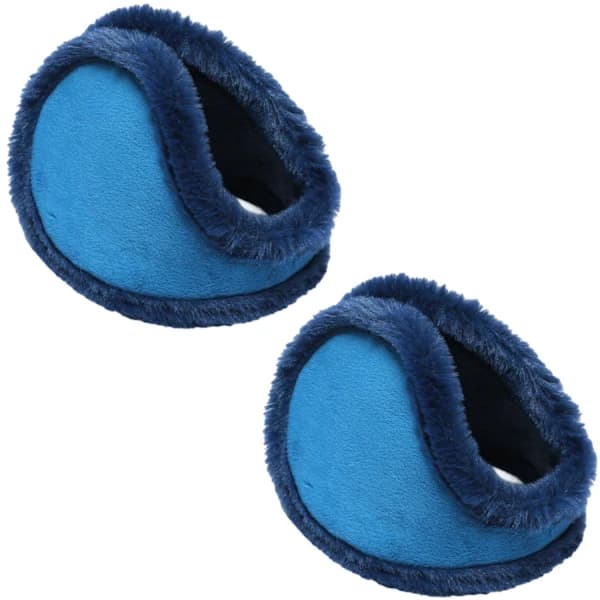 2 stk. unisex ørevarmere, vinterørevarmere, termiske ørevarmere marineblå