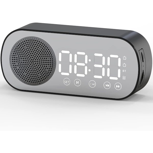 Digital väckarklockradio, Bluetooth HiFi-högtalare FM-radio/HH/