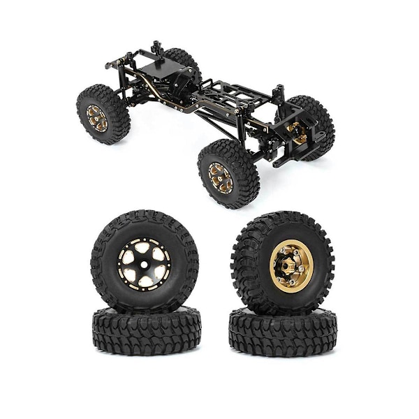 1.0 Messinki Vannevanteet Renkaille 1/18 1/24 RC-Mönkijä Axial Scx24 Fms Fcx24 Enduro24