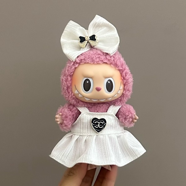 [HH] Labubu Kläder Blind Box Universal Sittande Plyschleksak Tillbehör Labubu Designer Kläder