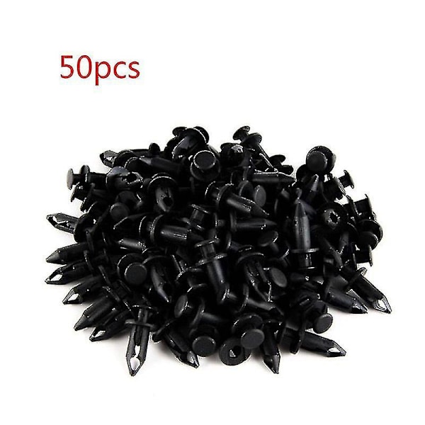50 stk 8mm ABS plastskjermklips karosseriklips nagleklips bolter for Polaris Sportsman Rangers Rzr 550 850 Xp 7661855 Atv P -tt