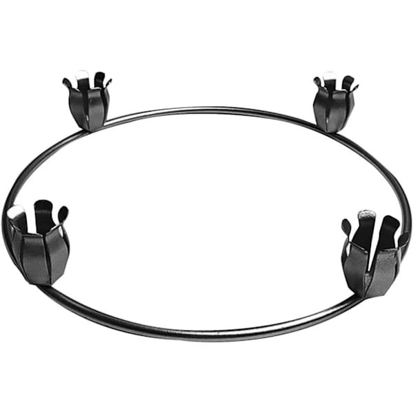 svart retro jern metall bordlysestake