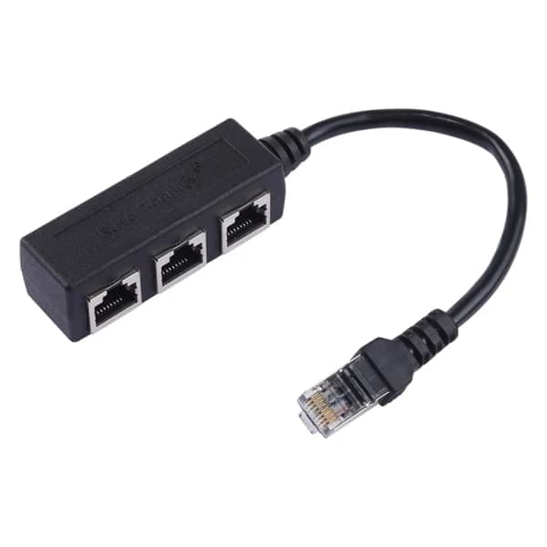 TS-Grenkontakt / splitter RJ45 til Ethernet