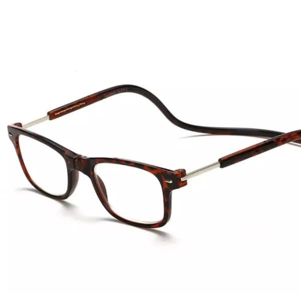 Smarta Läsglasögon med MAGNET Vinröd 2.0