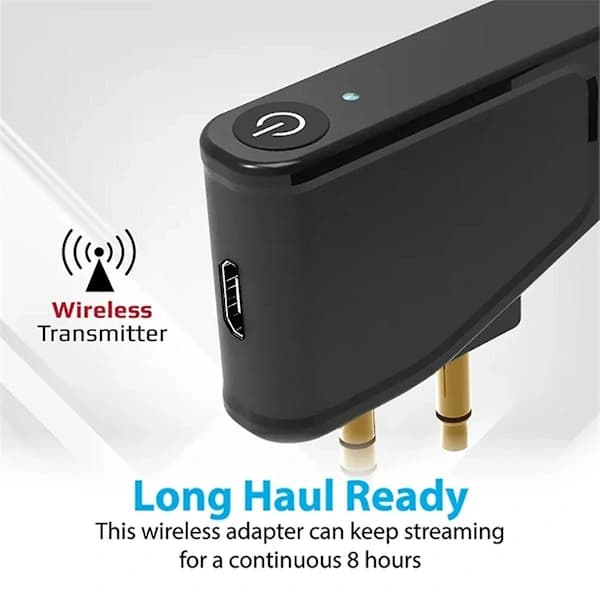 Bluetooth 5.3 Flyadapter A2DP Sender for Aon40 50 Trådløs Støyreduksjon