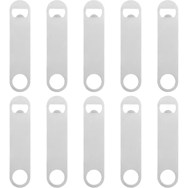 HA~Kraftiga Barkypor Flaskeåpner - Rustfrie Ølåpnere (10 stk)