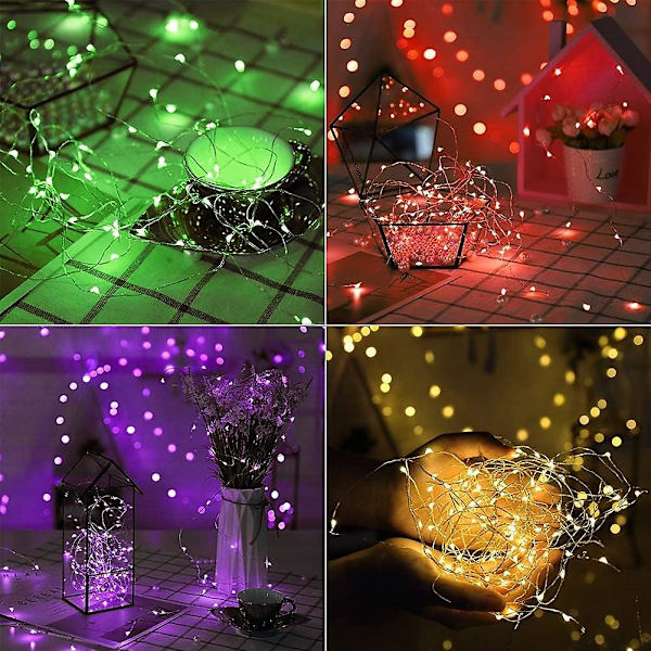 USB-drivna ljusslinga, 33 fot 100 LED vattentät 1