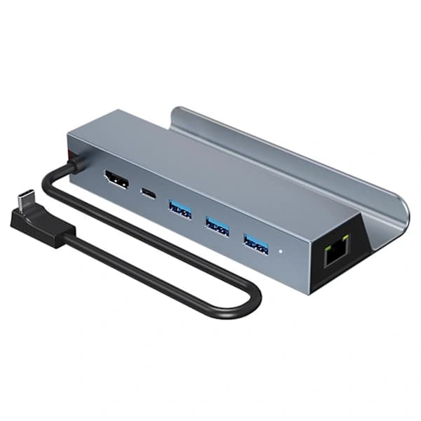 HA-Dockingstation til Steam Deck ROG Ally Type-C til HDMI 60Hz US3.0 100W Hurtigopladning 6-i-1 USB-dock