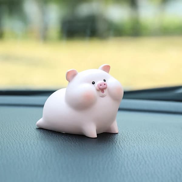 2 stk Nv NV biltilbehør stor gris Runyi biltilbehør biltilbehør 5,5*6*8cm