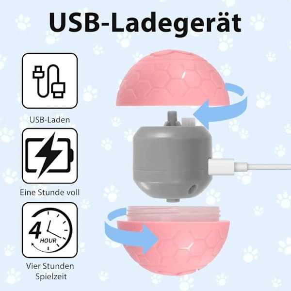 Interaktiv ball for hunder, intelligens, hundeleke