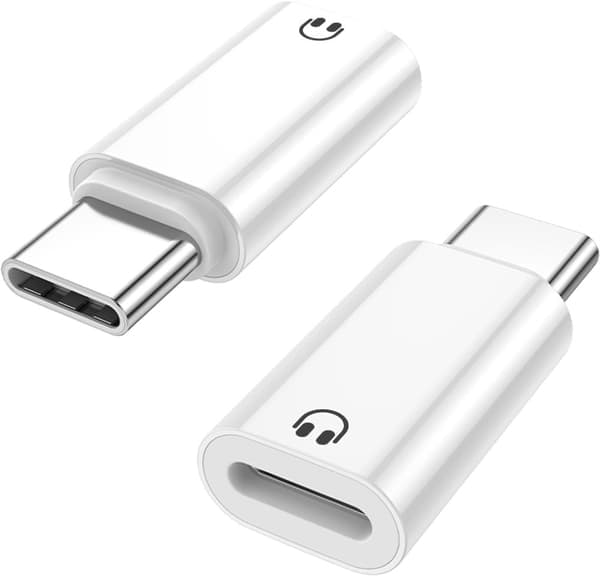 Lightning hunn til Type-C hann hodetelefonadapter: Rask lading, samtaler og HiFi-lydkvalitet