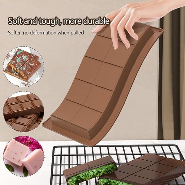 Chokoladeform den dybe/chokoladeforme, BPA-fri, brun