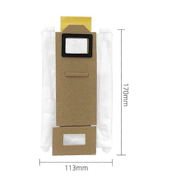 HA~10 stk Støvsugerposer for engangsbruk for S7 T7S T7S Plus Auto-Empty Dock Støvsugertilbehør
