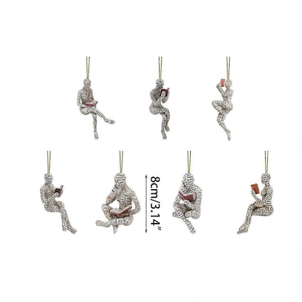 Multifunksjonell Lesende Kvinner Anheng Dekorativ Sjarm Ornament Tilbehør 2 2
